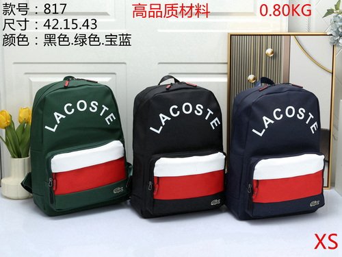 Lacoste Bag XS817 Bag Size 43-42-15 cm