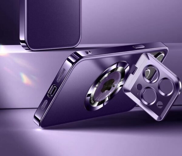 Protective Case MagSafe Magnetic for iphone13 Mirror Holder Full Cover Anti Drop Silicone for Men and Women
