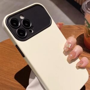 Large Window brief case for iphone14promax Skin Feel Silicone slim back covers couple style