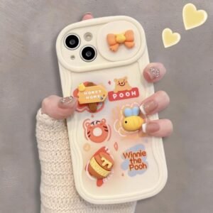 3D cartoon case for iPhone 14pro Cute silicone girl lovely back cover anti drop