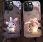 Star Rabbit case for iphone 14pro Phone Case Glowing Girl 14plus Cute girl back cover