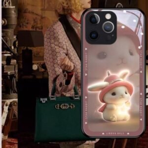 Rabbit case for iphone 14promax Phone Case Glowing Girl Cute girl elegant back cover