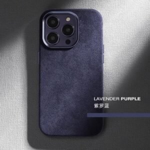 High grade suede case for iPhone 14 new protective case magnetic suction fast charging male and female anti drop