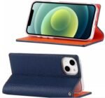 Genuine leather case for iPhone15pro flip cover case business style men phone cover