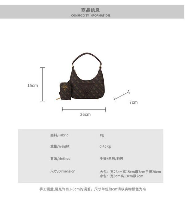 GUESS bag PDD740 size26X7X15cm