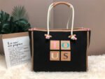 tous large canvas shopping bag 5271-176