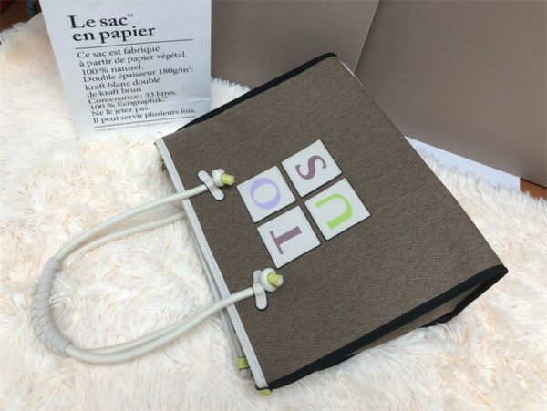 tous large canvas shopping bag 5271-176