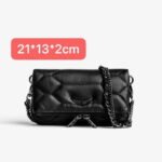 ZV38 ZADIG Women’s Shoulder Bag Crossbody Bag Size21X13X2cm